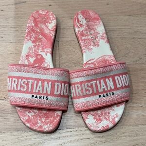 Christian Dior Dway Slides Pink